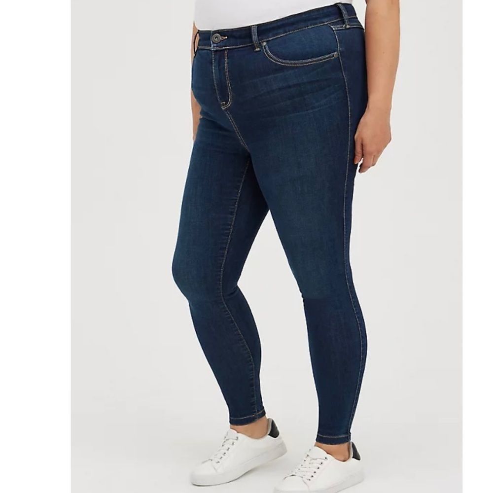 Torrid MIDFIT SUPER SKINNY JEAN - SUPER SOFT DARK WASH